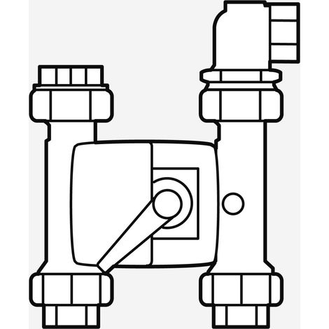 Mischermodul MMB DN25 zur Einbindung zweiter Wärmeerzeuger - 50900100772 von Weishaupt