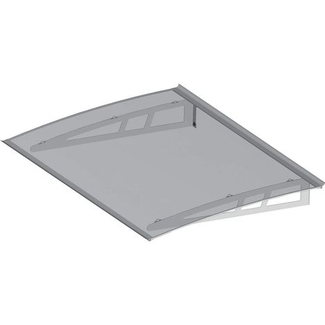 Auvent Aluminium, Gris (1/4)
