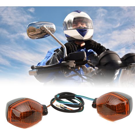 2 pièces Clignotants Moto Avant Arrière pour Suzuki DL 1000 650 V-Strom, Ambre (1/5)