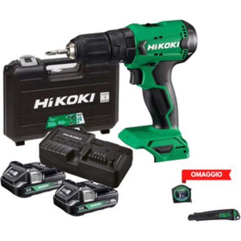 HIKOKI TRAPANO AVVITATORE DV18DA 18V C/PERC+ACC - 1 pezzo