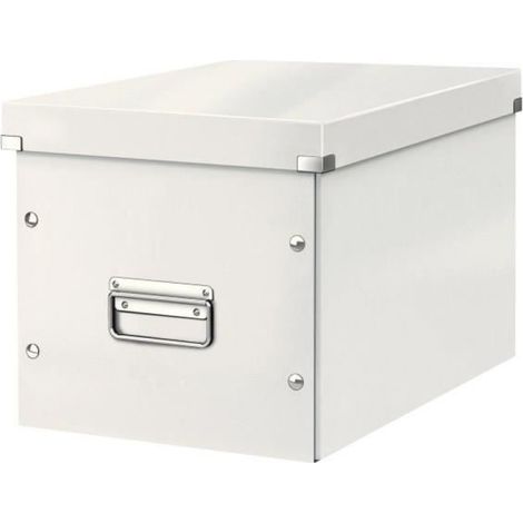 Boîte De Rangement - Cube - 32x31x36 Cm - Blanc - 1 Pièce