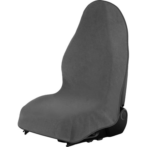 Housse imperméable pour siège de Voiture - Résistante à la Transpiration et Durable - Lavable en Machine - Convient à Divers véhicules (Gris, 1pcs) (1/5)