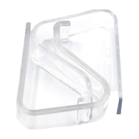 Lot de 4 pinces à nappe en plastique transparent – Convient aux tables jusqu'à 35 mm d'épaisseur (1/3)