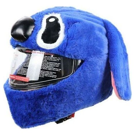 BUNTHAUS Casque intégral capuche en peluche chapeau de moto casque d'équitation personnalisé en plein air accessoire de moto drôle 1