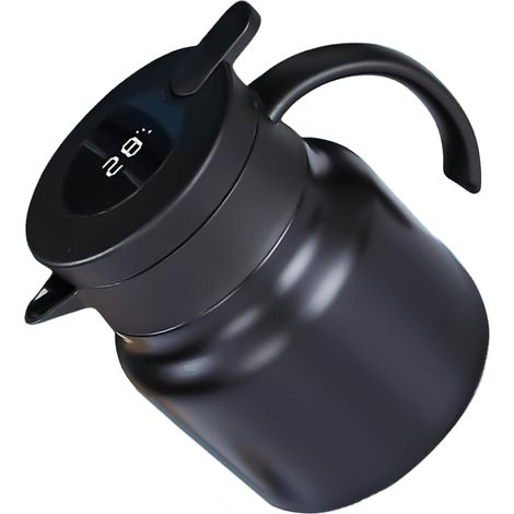 1 Cafetière isotherme,Acier inoxydable 316,Affichage température,Filtre amovible,Café thé lait