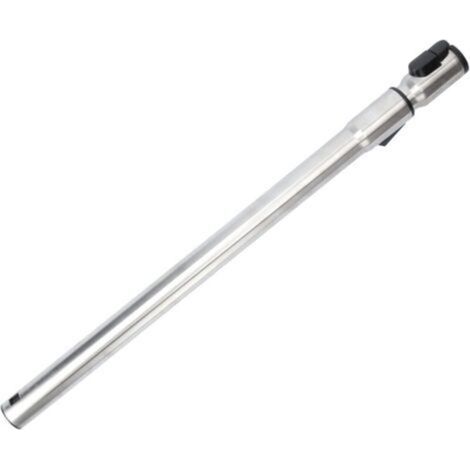 Teleskoprohr kompatibel mit allen Miele Staubsaugern (z. B. S2, S4, S5, S6, S8, C1, C2, C3), aus Edelstahl, mit Klickfunktion. (1/4)