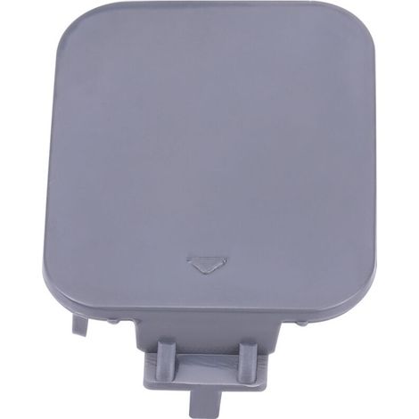 Cubierta delantera para la barra de remolque del BMW Serie 5 E60/E61 (2008–2010) – Compatible con 520d, 520i, 523li, 525li, 530li – Plástico negro