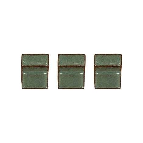 Lote de 3 soportes para macetas de 6 cm bruma de jade (1/2)