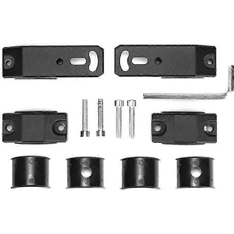 2 supports de phares antibrouillard LED pour moto, support de fixation pour phares de moto, support de tige d'extension pour feux de brouillard, support de pare-chocs pour VTT/UTV ( ) (1/5)