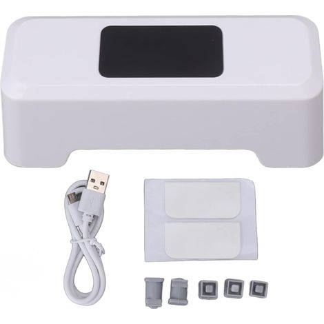 Chasse d'eau Automatique avec capteur de Mouvement IPX5, Blanc (1/5)