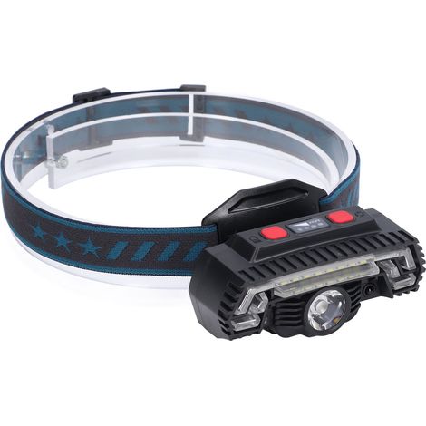 LED-Stirnlampe mit hoher Helligkeit, Induktionsfunktion, USB-Ladefunktion, wasserdicht, für Outdoor-Aktivitäten (1/5)