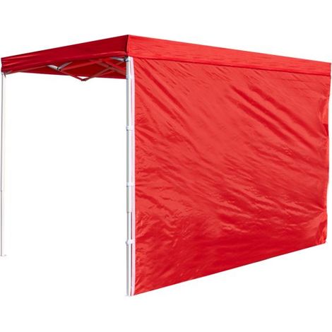 Laterales Individuales Carpas Plegables - Lateral Liso 3 Metros Eco - Rojo