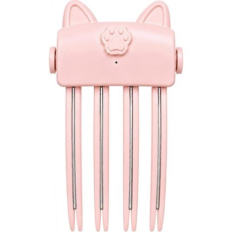 Pince chauffante volumisante sans fil pour les racines outil de coiffure électrique portable pour cheveux fins et clairsemés femmes et filles - Rose (1/5)