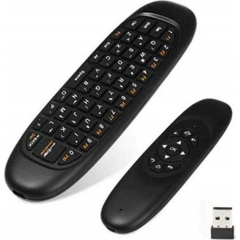 Andowl - Telecomando Wireless Ricaricabile Tastiera Remota Air Mouse Rgb Q-a09 Smart Tv Box - (1/5)