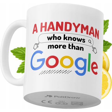 Lustige Kaffeetasse mit witzigem Textdesign – ideal für Heimwerker, Geburtstage, Namenstage und Feiertage. Hochwertige Tasse für besondere Anlässe, ob zu Hause, im Büro oder bei der Arbeit. Farbe: Wei