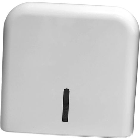 Soavoa Distributeur Papier YW-818 Blanc Mural Salle de Bain ABS Solide Fenêtre Visible 1 Pièce (1/4)