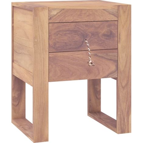 Maison Exclusive - Comodino 40x30x50 cm in Legno Massello di Teak