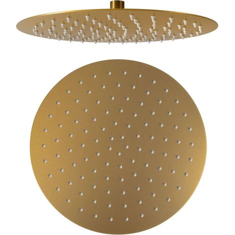 Sapho Slim - Soffione doccia, diametro 300 mm, oro MS573GB (1/4)