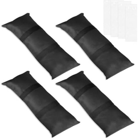 4pcs Sacs de lestage remplissables de sable 22 kg, sacs de poids pour parasol, lestage terrasse jardin extérieur (1/3)