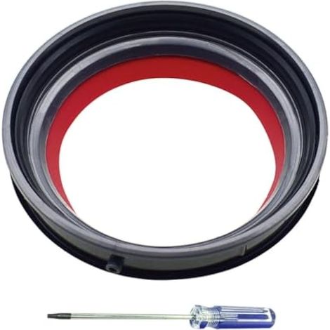 Anneau d'étanchéité fixe de rechange pour poubelle à poussière compatible avec Dyson V10 SV12, pièces de rechange pour poubelle à poussière, lot de 1 (1/5)