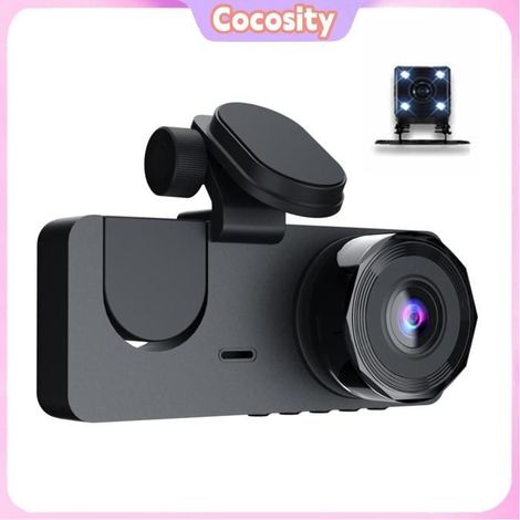 Cocosity DVR de voiture Caméra De Bord 1080P Enregistreur Avec Boucle De Détection De Mouvement auto coffret Noir (1/5)
