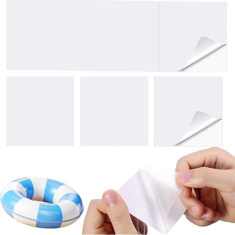 20 Stück transparente und wasserdichte TPU-Reparaturflicken, Reparaturflicken für Daunenjacken, Reparaturflicken für Luftmatratzen, Reparaturaufkleber für Zelte, Luftmatratzen und Daunenjacken (1/5)