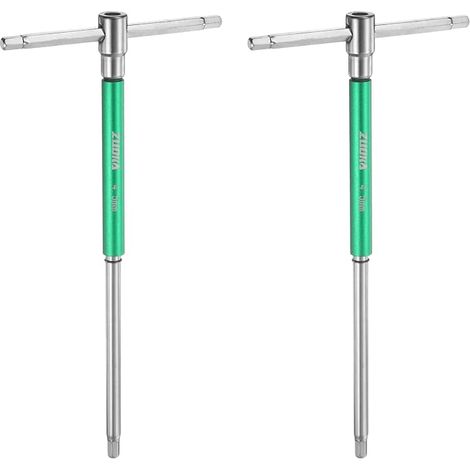 2Pcs Clé Hexagonale À Poignée Coulissante En T 4.5mm Métrique (1/5)