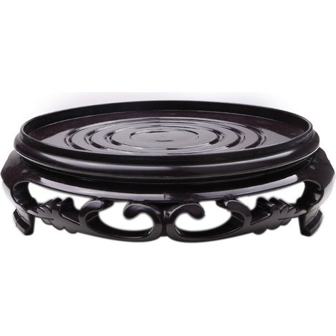 [Bandeja de goteo] [Juego de 6] [Plástico] [Negro-marrón] [Ø 10,5 cm a 20,8 cm] para macetas (1/5)