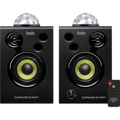GUILLEMOT Systeme de Haut-Parleurs Hercules DJSpeaker 32 Party - 30 W RMS - Fréquence 60 Hz a 20 kHz (1/3)
