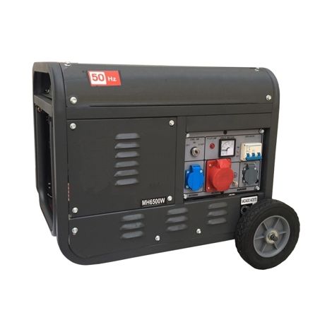 Gruppo elettrogeno/Generatore di corrente 2800W - 220/380V avviamento elettrico con chiave e telecomando carrellato