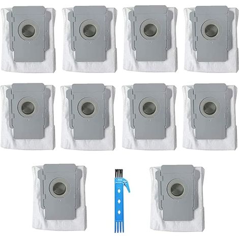 Bolsas para polvo FOREHILL (paquete de 10) para iRobot Roomba i7 (7150), i7+/Plus (7550), S9+ (9550), E5, E6 y E7. Piezas de repuesto. (1/5)