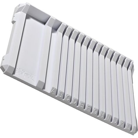Support de rangement pour outils de construction et projets de bricolage mesurant 27 x 18 x 2,5 cm (1/5)
