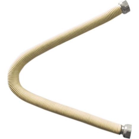 Tubo flessibile estensibile inox 3/4'' FF 500-1000 mm. ricoperto giallo