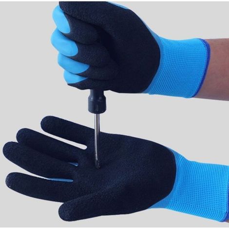 Gants d'électricien isolants - Caoutchouc antidérapant Résistance aux flammes - Travaux électriques - 400 V (1/5)