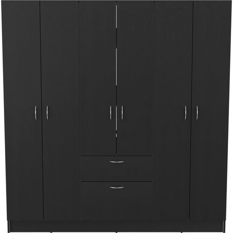Armario de 6 Puertas Mitu, con un cajón y gabinete (1/5)