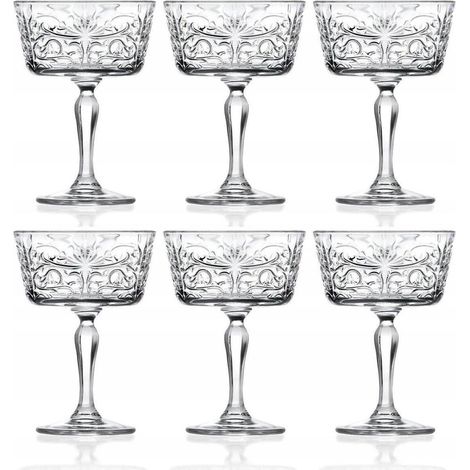 RCR Cristalleria Italiana Tattoo - CH - Set da 6 Calici Clessidra in Cristallo (1/3)