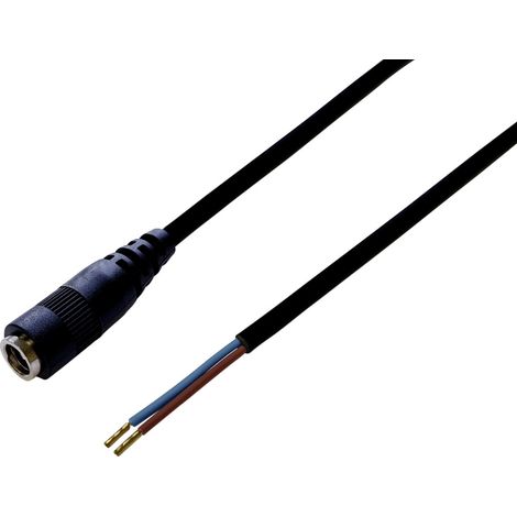 BKL Electronic 072068 Niedervolt-Anschlusskabel Niedervolt-Buchse - offene Kabelenden 5.5 mm 2.5 mm
