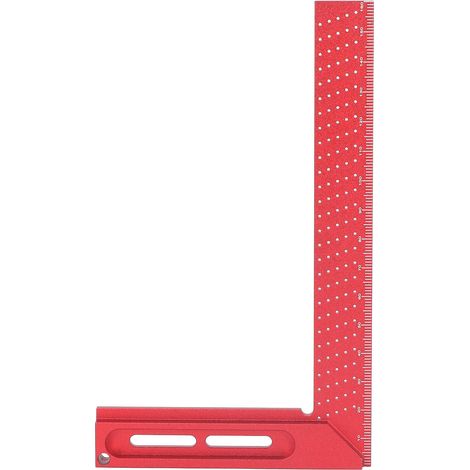 Règle à tracer en alliage d'aluminium pour le travail du bois, équerre à 45° et 90°, outil de mesure pour menuisier, 160 mm (1/5)