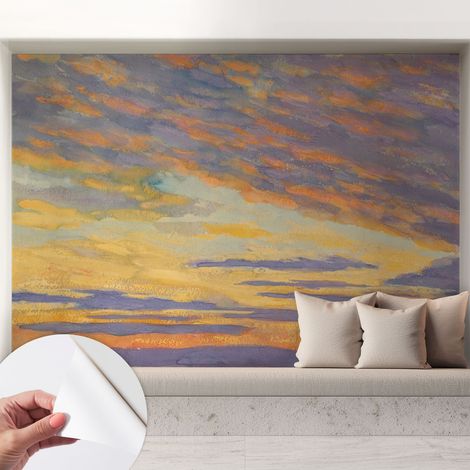 Carta da parati adesiva - fotomurale - facile da applicare - per la soggiorno - camera da letto - Cielo pastello 208x146 cm (1/5)