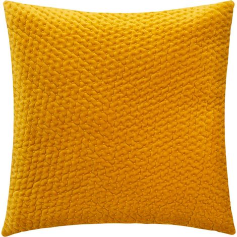 Cuscino in velluto giallo senape dolce 40x40cm - Atmosphera créateur d'intérieur