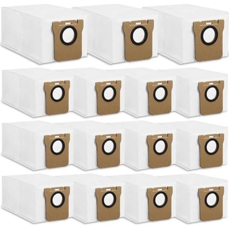15 Replacement Dust Bags for Dreame Vacuum Cleaners L10 Ultra, L10s Ultra, L20 Ultra, X10+, X20+, Large Capacity 2.5L, Tear Resistant Bags, Suitable, Home Cleaning Accessories
