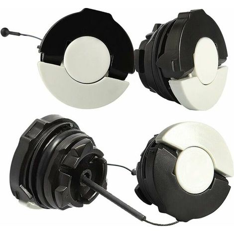 4 pièces Tronçonneuse Bouchon de réservoir de Carburant pour Stihl MS171 MS181 MS200 MS210 MS230 MS240 MS250 MS260 MS340 pièces de Rechange pour 000350 0525 (1/5)