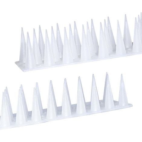 Pics Anti Pigeon Plastique (2m, 6 pcs, Transparent) - Répulsif Oiseaux pour Balcon, Gouttière & Rambarde - Contre Pigeons, Mouettes & Chats - Résistant (1/5)