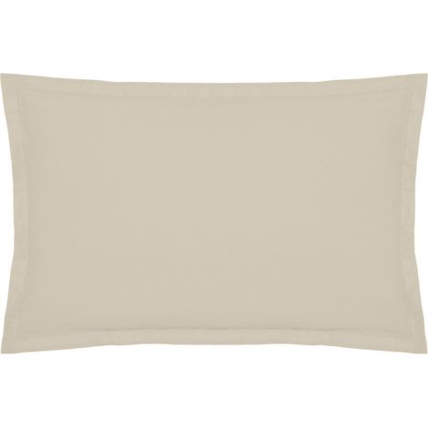 Taie d'Oreiller "Percale" 50x70cm Beige Lin