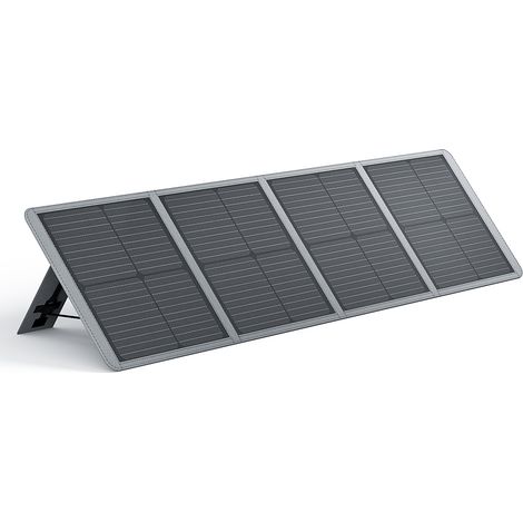 AFERIY Panneau solaire portable 100W pliable, rendement 23%, monocristallin ETFE IP65, support réglable, câble MC4
