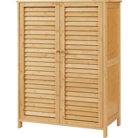 Zapatero de bambú 88 x 66 x 33 cm natural 030007661 (1/4)