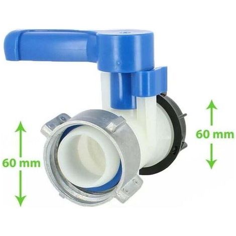 Tankventil – S60X6-Mutter und S60X6-Auslass – kompatibel mit Sotralentz – 1 Stück (1/3)
