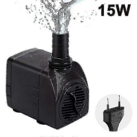Pompe submersible avec fonction fontaine, ultra-silencieuse, câble de 1,5 mètre inclus (1/5)