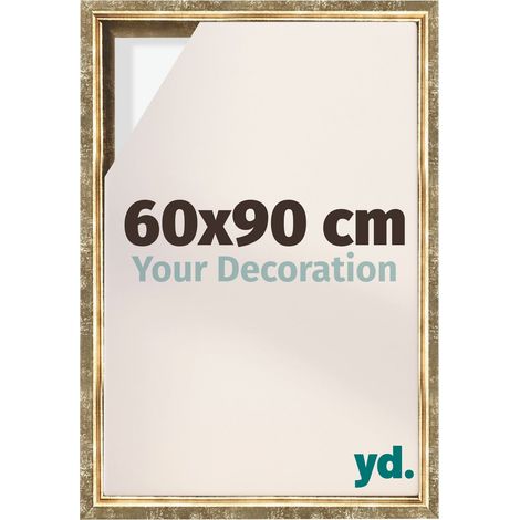 Your Decoration - Cadre flottant - Or Antique - Cadre en caisse américaine pour toile sur chassis - MDF - Lyon (1/5)
