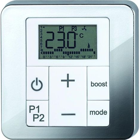 Acova – Sèche-serviette électrique 300W – Acier chromé – Résistance thermoplongeante – Programmation Radio-Fréquence – Détection ouverture/fermeture - TKARO-130-045